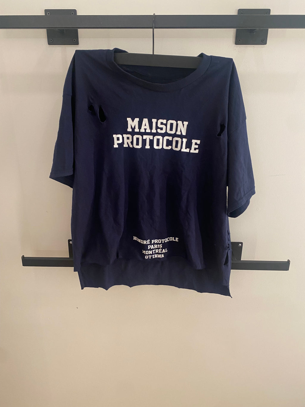 Maison Protocole Paris Blue Navy Tee